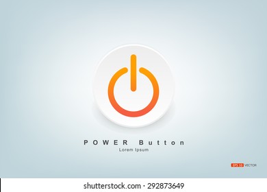 Power Button, Vector EPS 10