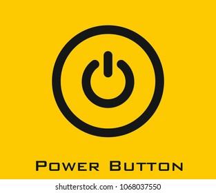 Power Button vector icon