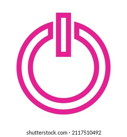 power button vector icon illustration