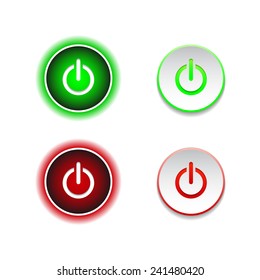  Power Button Vector - On Off Button