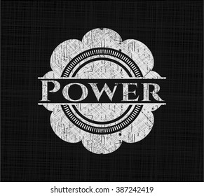Emblema de tiza eléctrica