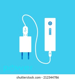 Power Charger Concept background design layout for poster flyer cover brochure