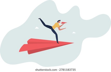 power to control or influence people concept,flat vector illustration.person's life situation and his activities.