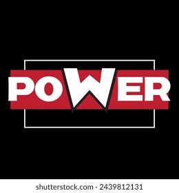 Power cool graphic print , Abstract fashion drawing and creative design for t-shirts, mugs, graphic tee, sweatshirt, cases, etc. Illustration in modern style for clothes.