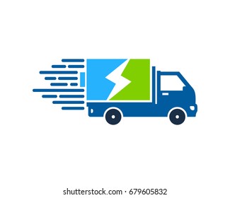Power Delivery Icon Logo Design Element