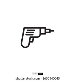 power drill icon, design inspiration vector template for interface and any purpose