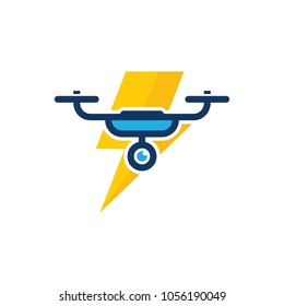 Power Drone Logo Icon Design