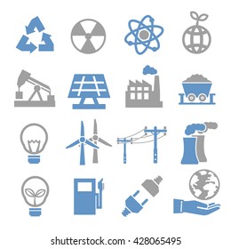 power eco icon set