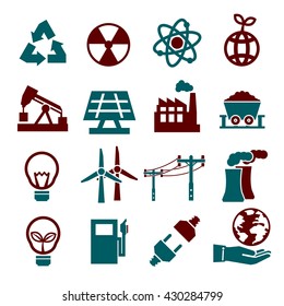 power eco icon set