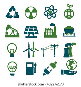 power eco icon set