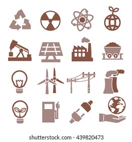 power eco icon set