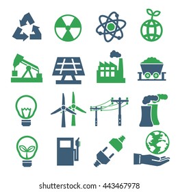 power eco icon set