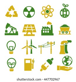 power eco icon set