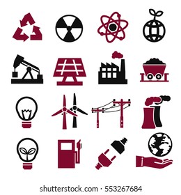 power eco icon set