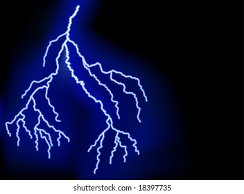 Power electric charge. Vector illustration.