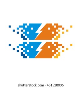 Power Electric - Vector stock logo template concept illustration