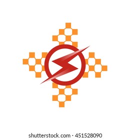 Power Electric - Vector stock logo template concept illustration