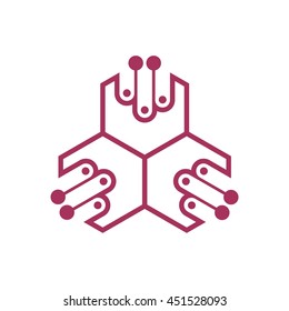 Power Electric - Vector stock logo template concept illustration