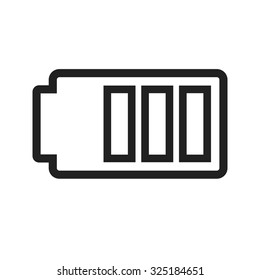 Power, energy, full icon vector image. Can also be used for mobile apps, phone tab bar and settings. Suitable for use on web apps, mobile apps and print media