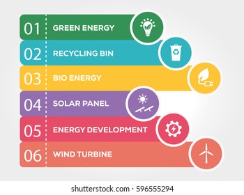 Power and Energy Infographic Concept