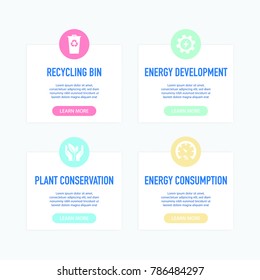 Power and Energy Infographic Icons