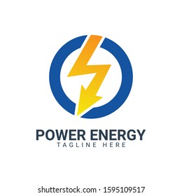 Power Energy Logo Design Element