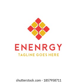 Vector de diseño de logotipo de energía eléctrica