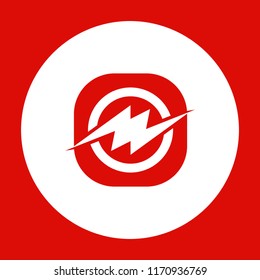 Power Energy Logo Icon.Vector Logotype