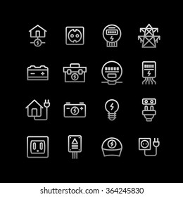 Power engineer icons