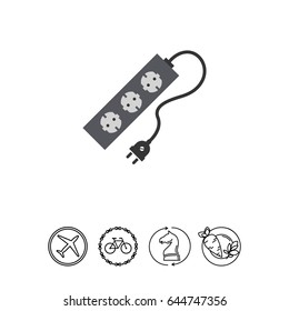 Power extension cord