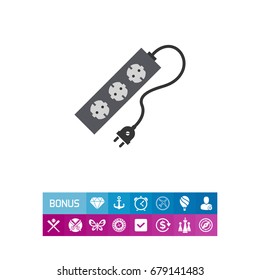 Power extension cord