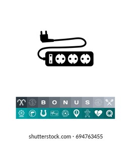 Power extension cord