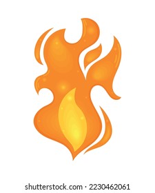 power fire flame isolated icon