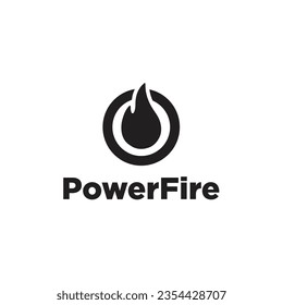 Diseño moderno del logotipo de encendido