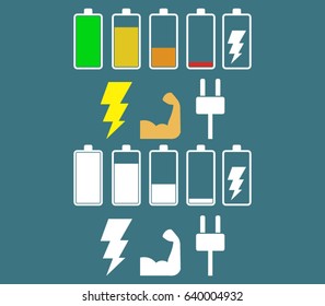 power flat icon