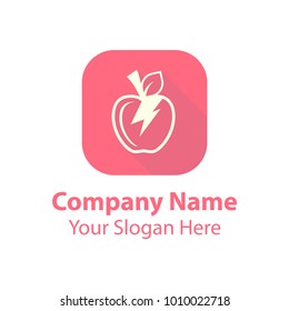 Power fruit logo design
