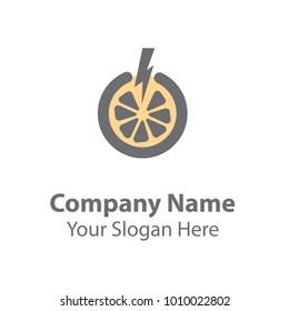 Power fruit logo design