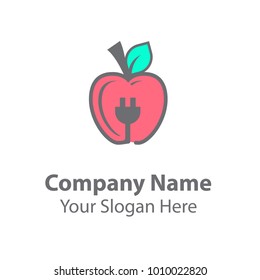 Power fruit logo design