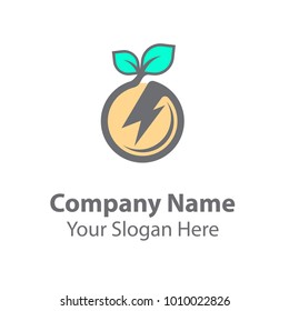 Power fruit logo design