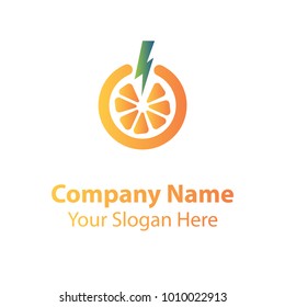 Power fruit logo design