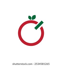 power fruit logo design illustration