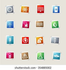Power generation card icons for web