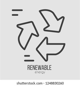 Power generation  company logo. Vector illustration isolated on background. Conceptual illustration for energy