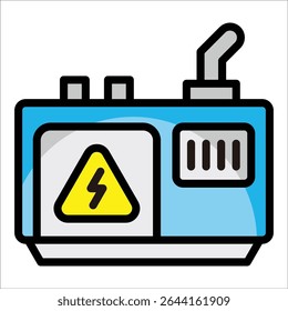 Elemento De Ícone Do Gerador De Energia Para Design
