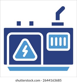 Elemento De Ícone Do Gerador De Energia Para Design