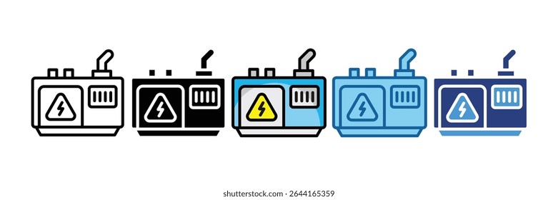 Power Generator Icon Element For Design