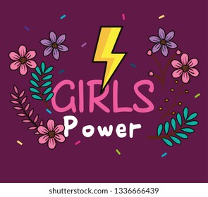 power girl card with energy ray