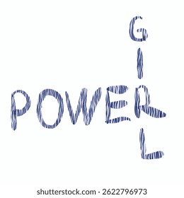 power girl graphic design. kids tshirt printing design, fashion and more