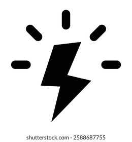 Power Glyph Icon Design For Personal And Commercial Use