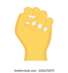 power hand sign 